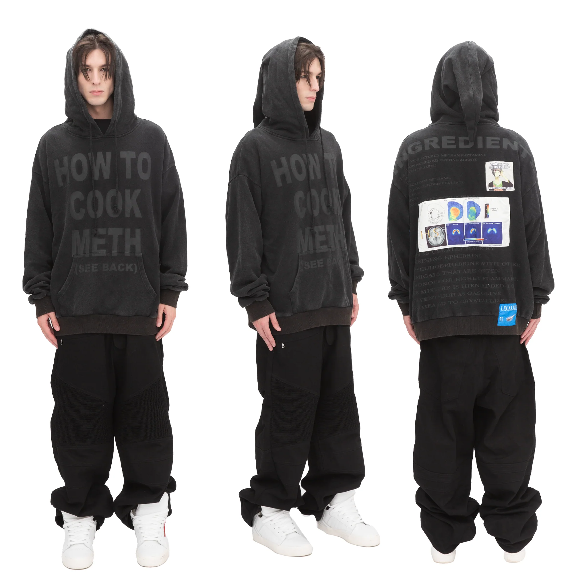 METH HOODIE (FADED) - Image 3