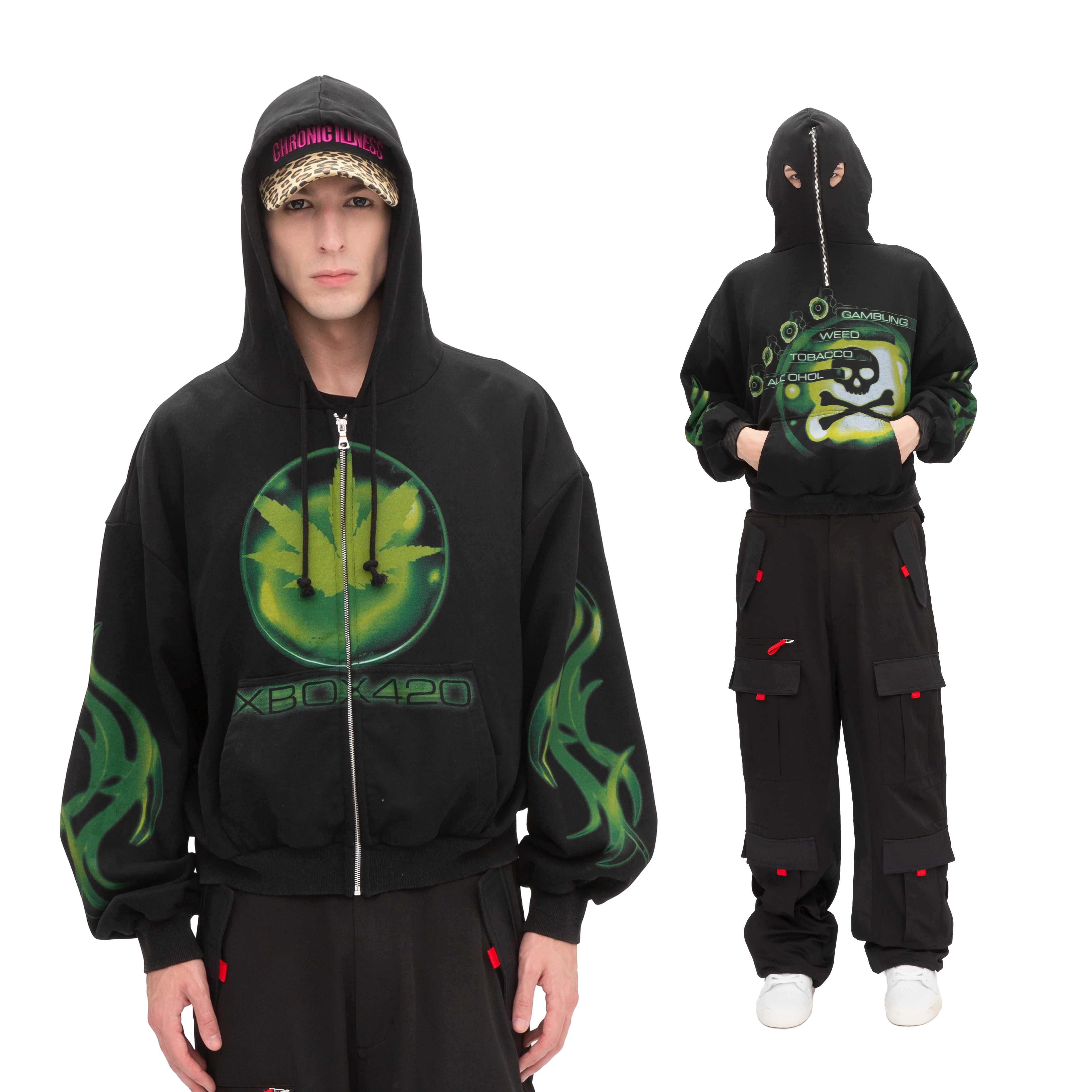 XBOX 420 HOODIE (REVERSIBLE) - Image 3